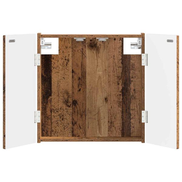 Dartboard Schrank ALKMAAR Altholz 52,5 x 10,5 x 53,5 cm