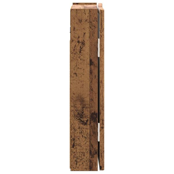 Dartboard Schrank ALKMAAR Altholz 52,5 x 10,5 x 53,5 cm