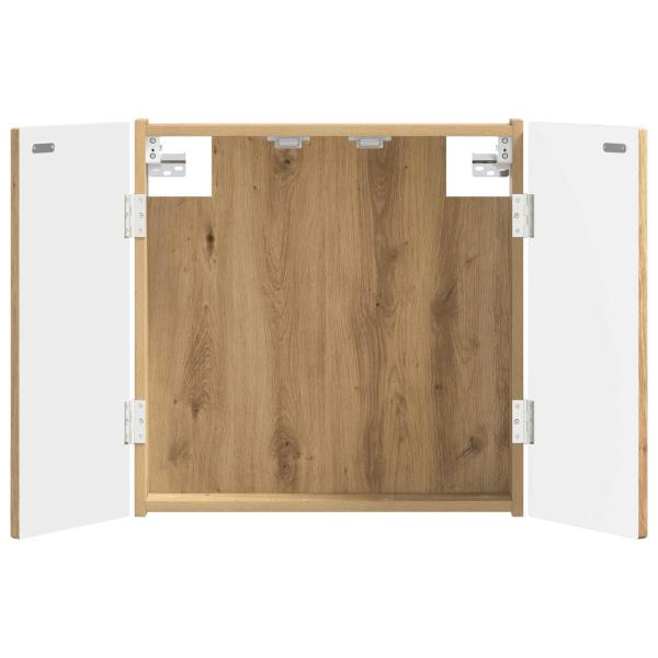 Dartboard Schrank ALKMAAR Artisan-Eiche 52,5 x 10,5 x 53,5 cm