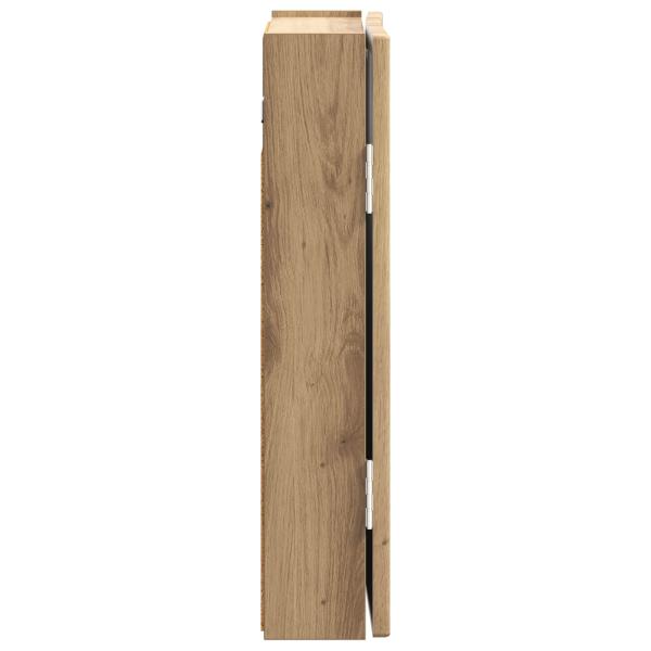 Dartboard Schrank ALKMAAR Artisan-Eiche 52,5 x 10,5 x 53,5 cm
