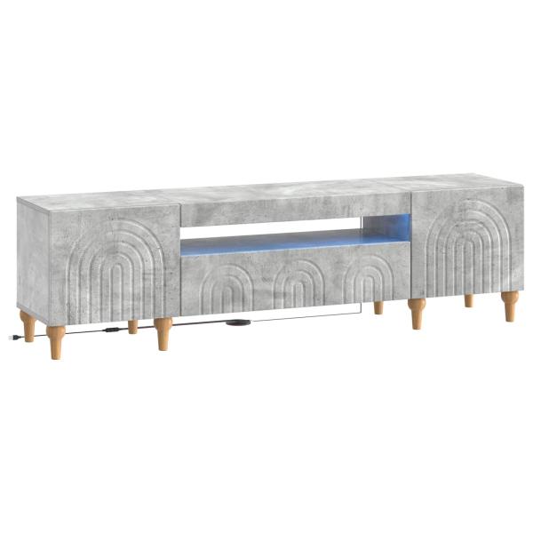 LED-TV-Schrank ALKMAAR 153 x 35 x 43 cm Betongrau Holzwerkstoff