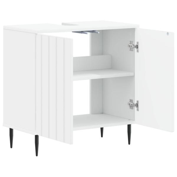 Waschbeckenschrank ZWOLLE Weiß 59,5 x 31,5 x 59 cm