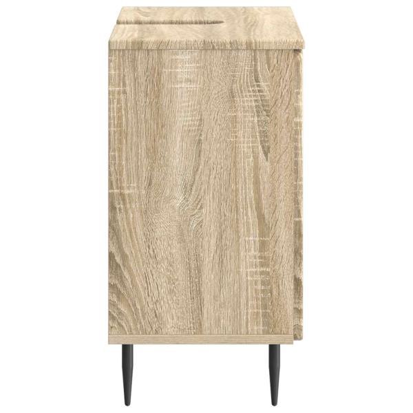 Waschbeckenschrank ZWOLLE Sonoma-Eiche 59,5 x 31,5 x 59 cm