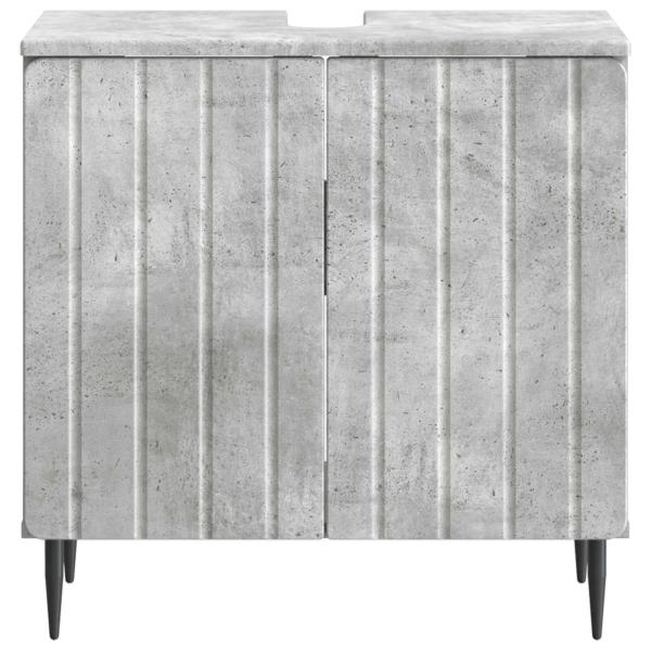 Waschbeckenschrank ZWOLLE Betongrau 59,5 x 31,5 x 59 cm