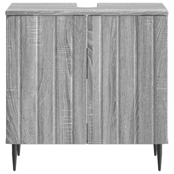 Waschbeckenschrank ZWOLLE Sonoma-Grau 59,5 x 31,5 x 59 cm
