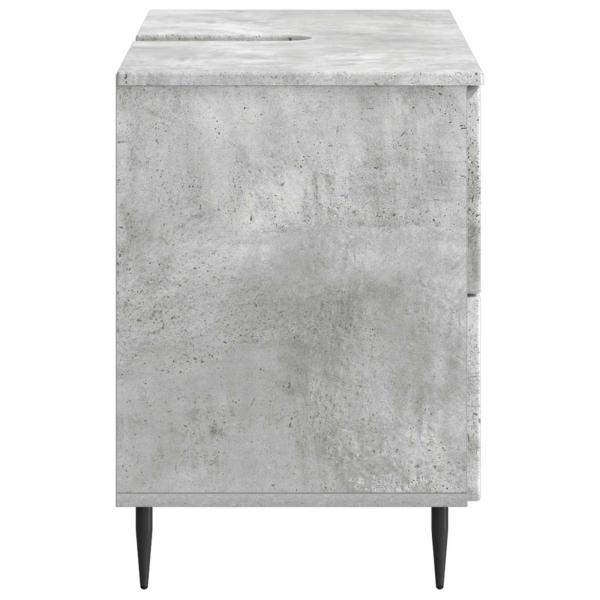 Waschbeckenschrank ZWOLLE Betongrau 82 x 41 x 58,5 cm
