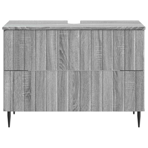 Waschbeckenschrank ZWOLLE Sonoma-Grau 82 x 41 x 58,5 cm