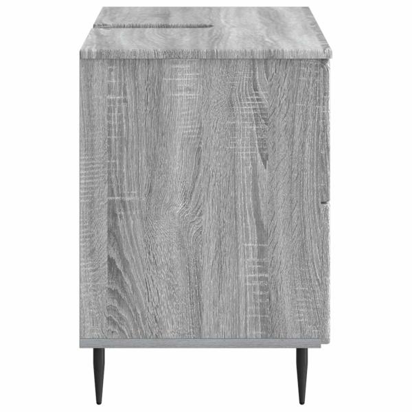 Waschbeckenschrank ZWOLLE Sonoma-Grau 82 x 41 x 58,5 cm