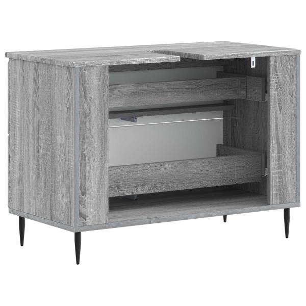 Waschbeckenschrank ZWOLLE Sonoma-Grau 82 x 41 x 58,5 cm