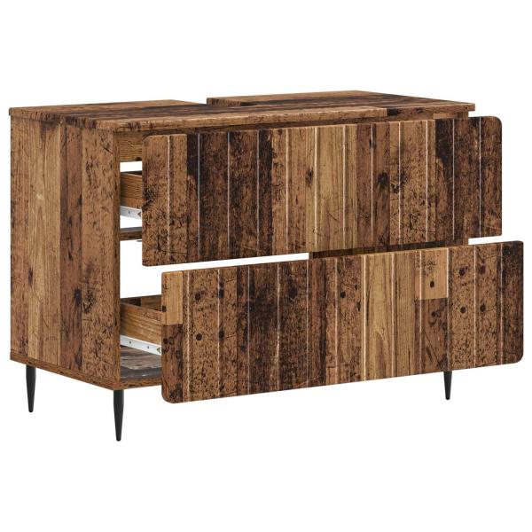 Waschbeckenschrank ZWOLLE Altholz 82 x 41 x 58,5 cm