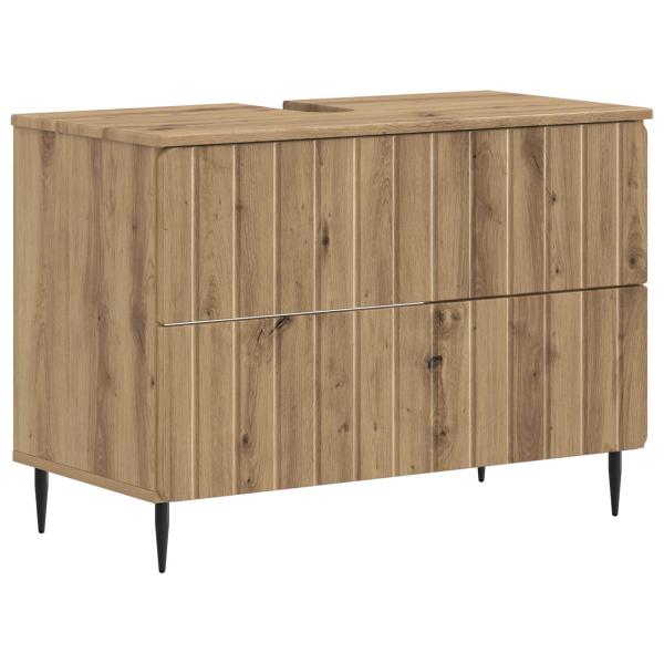 ARDEBO.de - Waschbeckenschrank ZWOLLE Artisan-Eiche 82 x 41 x 58,5 cm