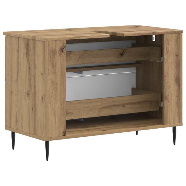 Waschbeckenschrank ZWOLLE Artisan-Eiche 82 x 41 x 58,5 cm