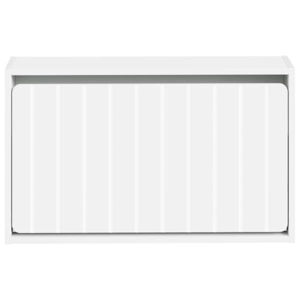 Wandmontierter Schuhschrank ZWOLLE 71 x 17 x 43 cm Weiß