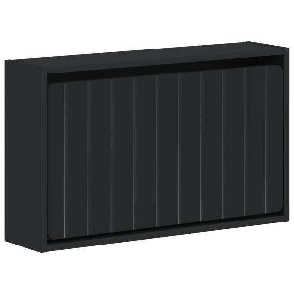 Wandmontierter Schuhschrank ZWOLLE 71 x 17 x 43 cm Schwarz