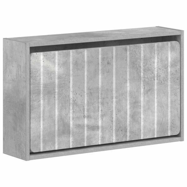 Wandmontierter Schuhschrank ZWOLLE 71 x 17 x 43 cm Betongrau
