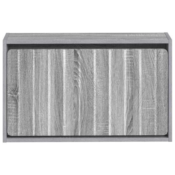 Wandmontierter Schuhschrank ZWOLLE 71 x 17 x 43 cm Sonoma-Grau
