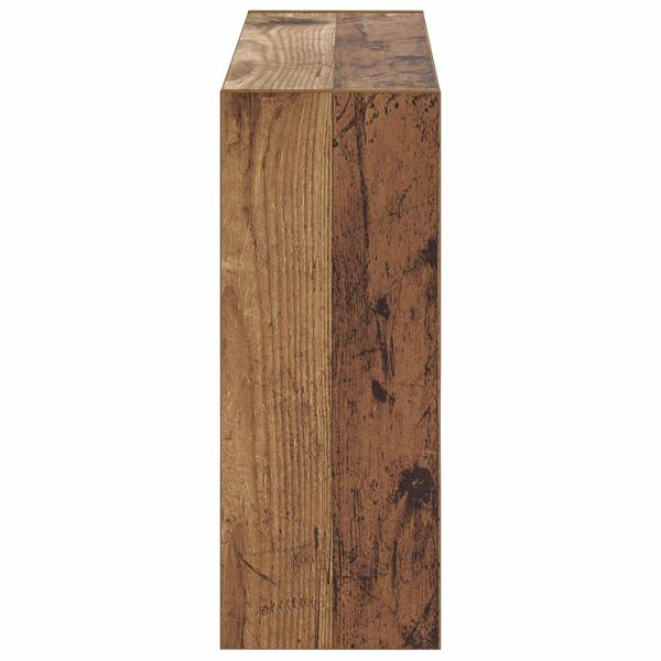 Wandmontierter Schuhschrank ZWOLLE 71 x 17 x 43 cm Altholz