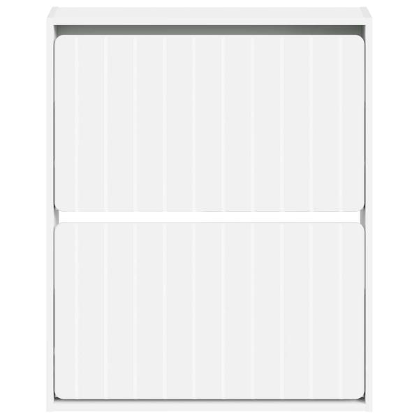Wandmontierter Schuhschrank ZWOLLE 71 x 17 x 86 cm Weiß