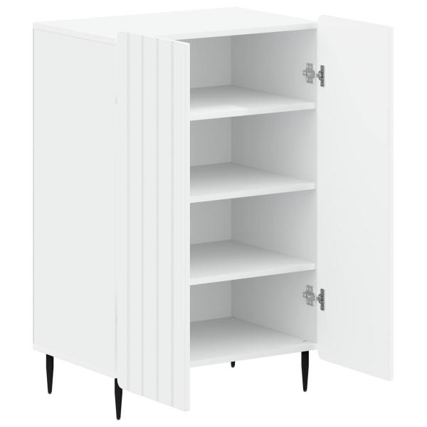 Schuhschrank ZWOLLE 59,5 x 39,5 x 91,5 cm Holzwerkstoff Weiß