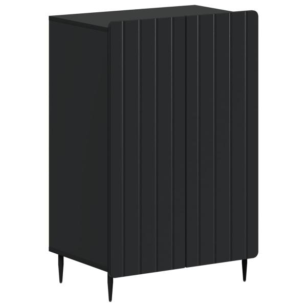 Schuhschrank ZWOLLE 59,5 x 39,5 x 91,5 cm Holzwerkstoff Schwarz
