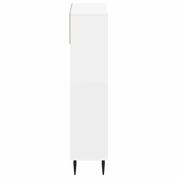 Schuhschrank ZWOLLE 78 x 24 x 103 cm Holzwerkstoff Weiß