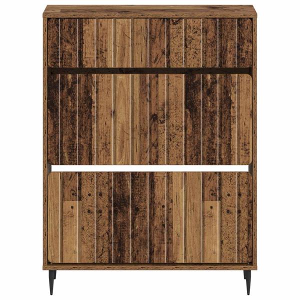Schuhschrank ZWOLLE 78 x 24 x 103 cm Holzwerkstoff Altholz