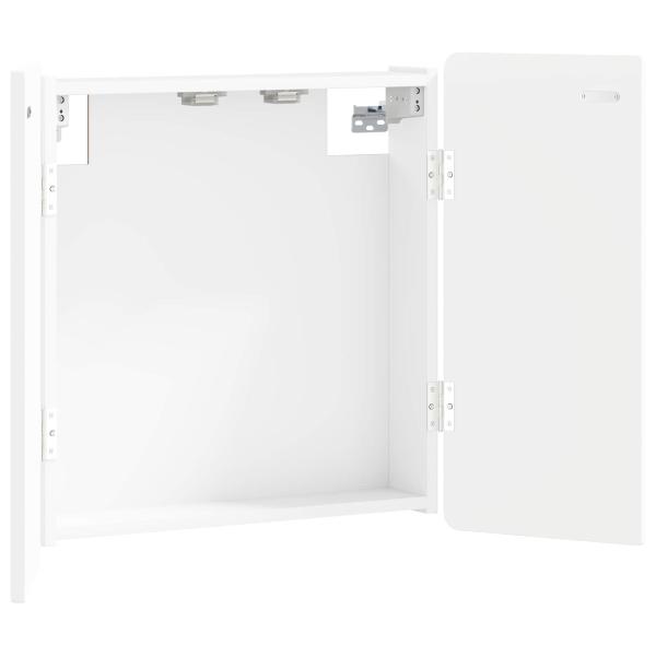 Dartboard Schrank ZWOLLE Wei? 52,5 x 10,5 x 57,5 cm