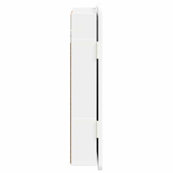 Dartboard Schrank ZWOLLE Wei? 52,5 x 10,5 x 57,5 cm