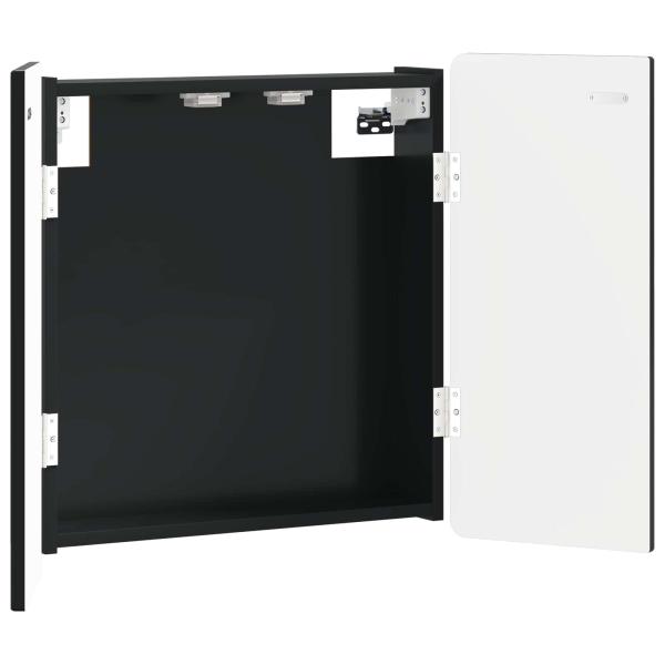 Dartboard Schrank ZWOLLE Schwarz 52,5 x 10,5 x 57,5 cm