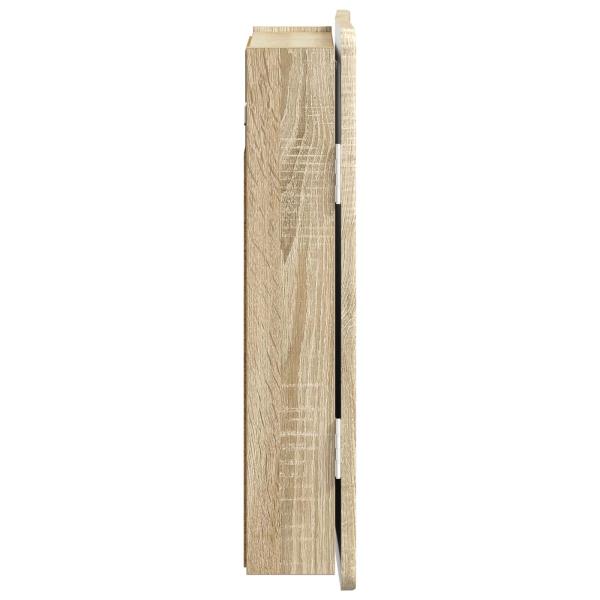 Dartboard Schrank ZWOLLE Sonoma-Eiche 52,5 x 10,5 x 57,5 cm