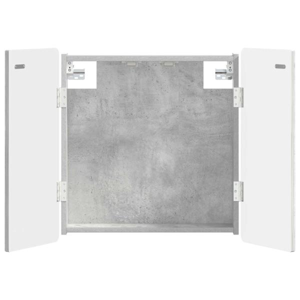 Dartboard Schrank ZWOLLE Betongrau 52,5 x 10,5 x 57,5 cm