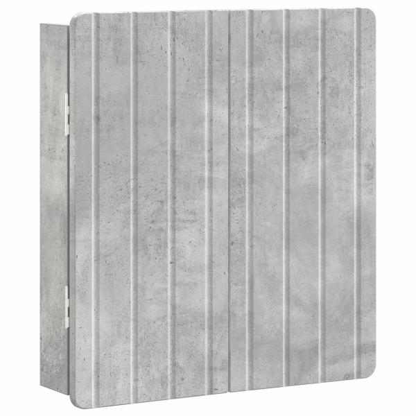 Dartboard Schrank ZWOLLE Betongrau 52,5 x 10,5 x 57,5 cm