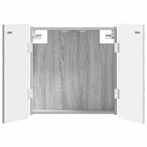Dartboard Schrank ZWOLLE Sonoma-Grau 52,5 x 10,5 x 57,5 cm