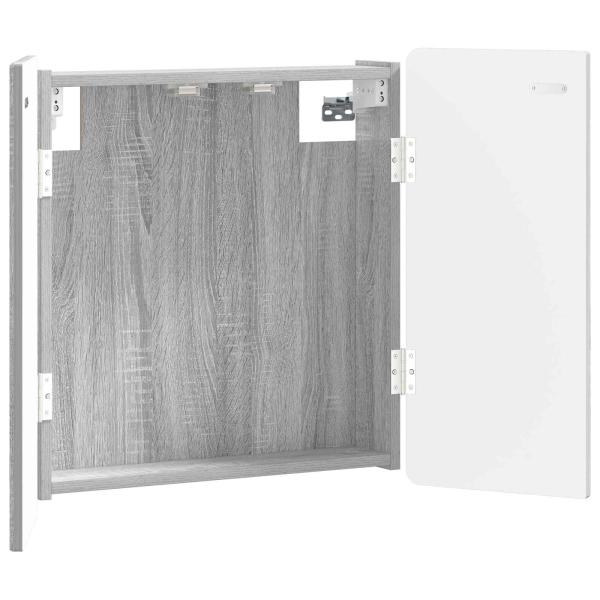 Dartboard Schrank ZWOLLE Sonoma-Grau 52,5 x 10,5 x 57,5 cm