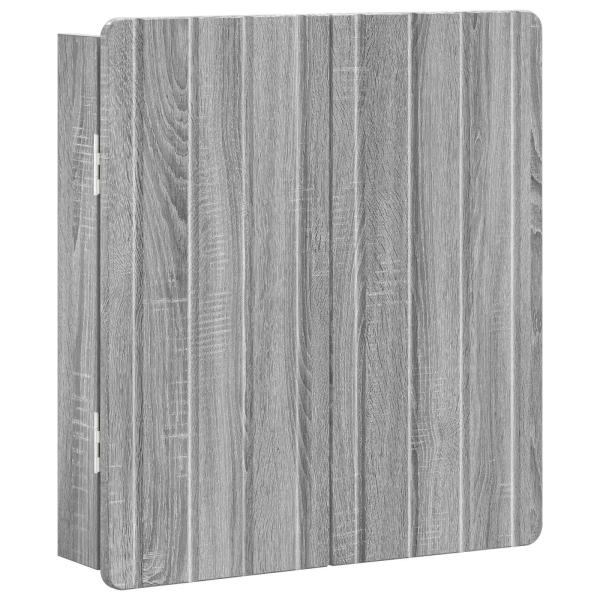 Dartboard Schrank ZWOLLE Sonoma-Grau 52,5 x 10,5 x 57,5 cm