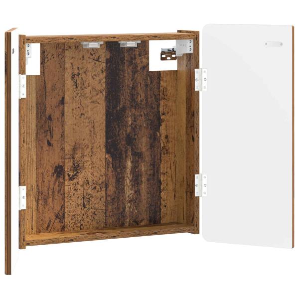 Dartboard Schrank ZWOLLE Altholz 52,5 x 10,5 x 57,5 cm
