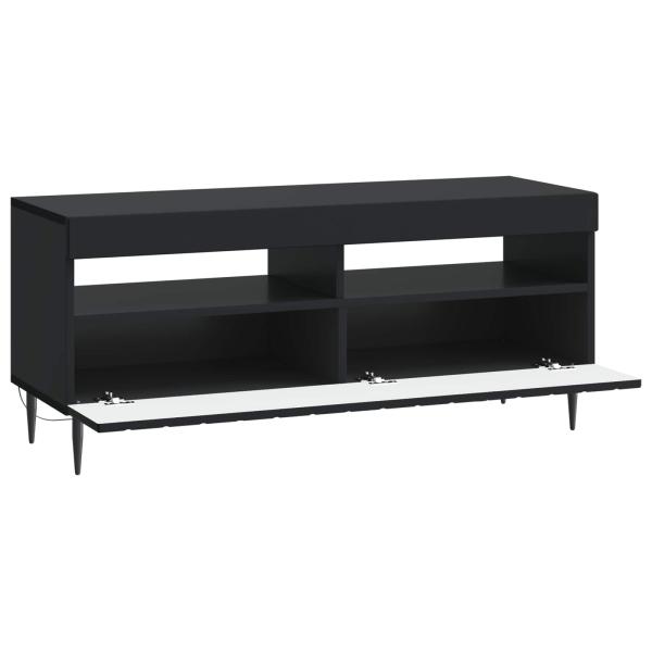 LED-TV-Schrank ZWOLLE 100 x 35 x 43 cm Schwarz Holzwerkstoff