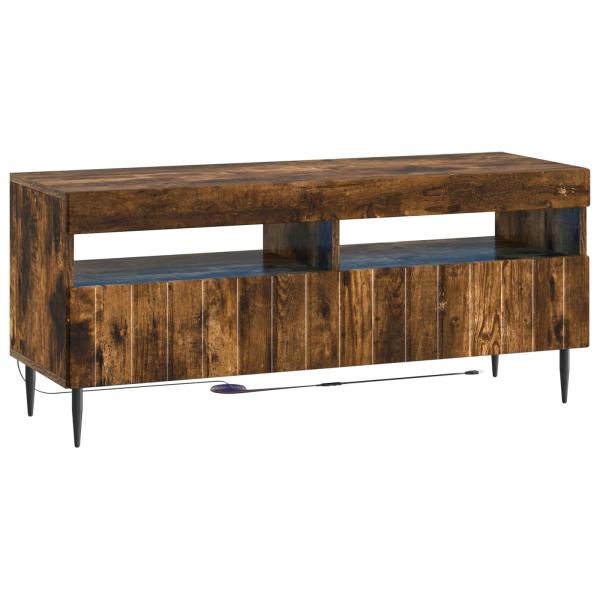 LED-TV-Schrank ZWOLLE 100 x 35 x 43 cm Raucheiche Holzwerkstoff