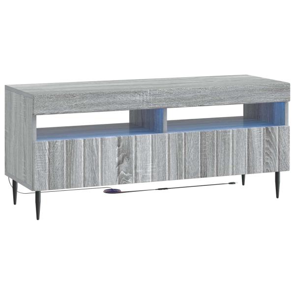 LED-TV-Schrank ZWOLLE 100 x 35 x 43 cm Sonoma-Grau