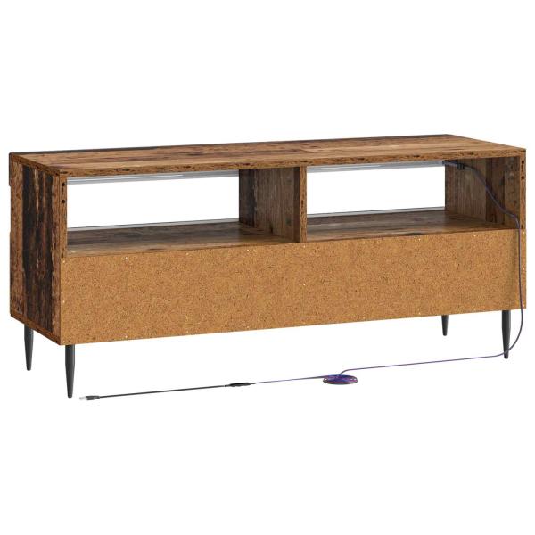 LED-TV-Schrank Altholz Holzwerkstoff