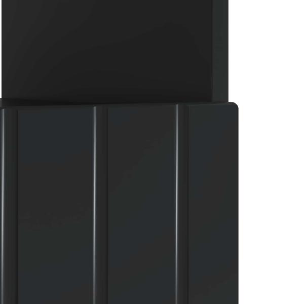 LED-TV-Schrank Schwarz Holzwerkstoff