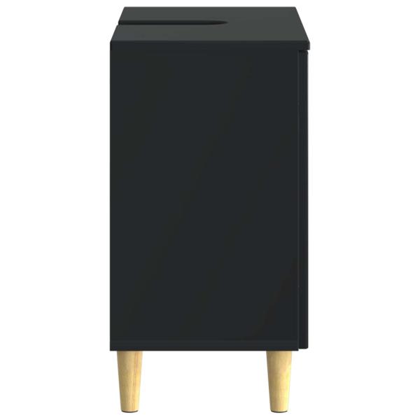 Waschbeckenschrank ARNHEM Schwarz 59,5 x 31,5 x 59 cm