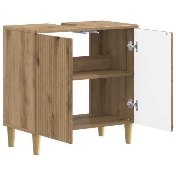 Waschbeckenschrank ARNHEM Artisan-Eiche 59,5 x 31,5 x 59 cm