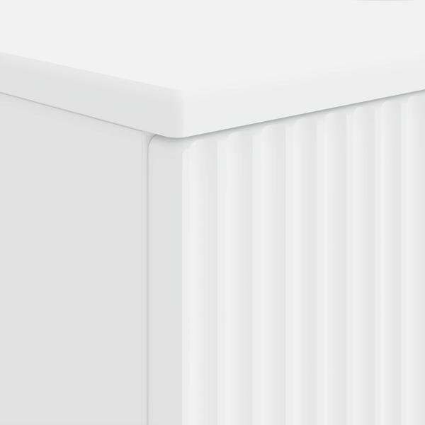 Waschbeckenschrank ARNHEM Weiß 82 x 41 x 59 cm Holzwerkstoff