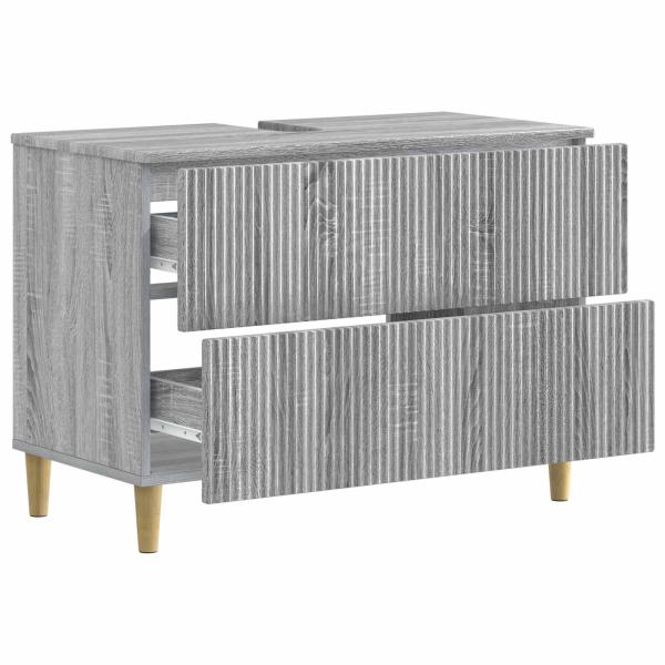 Waschbeckenschrank ARNHEM Sonoma-Grau 82 x 41 x 59 cm