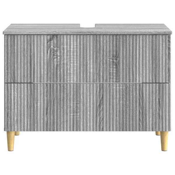 Waschbeckenschrank ARNHEM Sonoma-Grau 82 x 41 x 59 cm