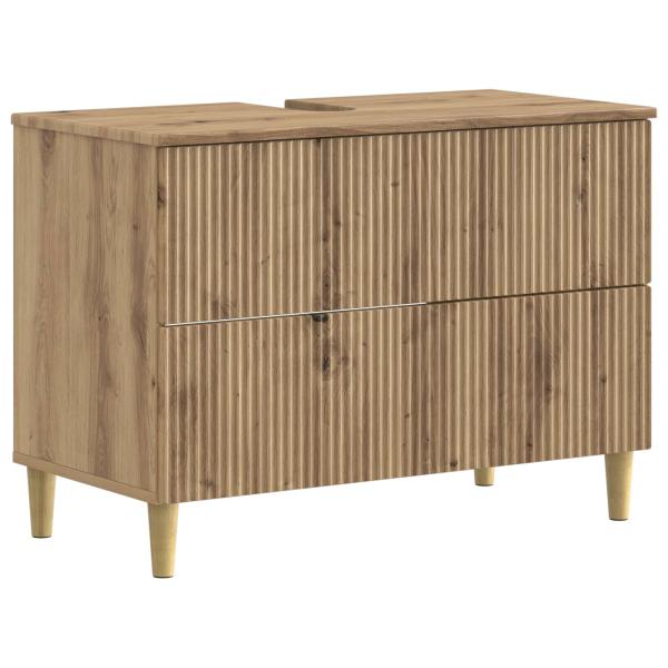 ARDEBO.de - Waschbeckenschrank ARNHEM Artisan-Eiche 82 x 41 x 59 cm