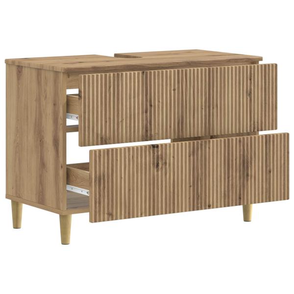 Waschbeckenschrank ARNHEM Artisan-Eiche 82 x 41 x 59 cm