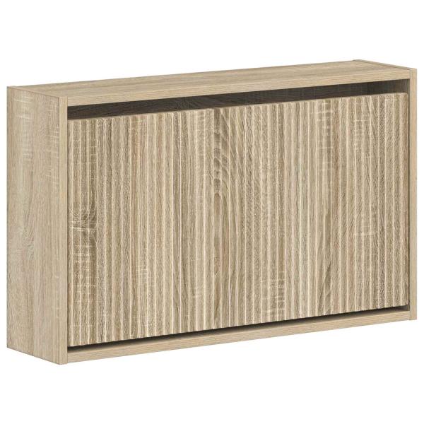 Wandmontierter Schuhschrank ARNHEM 71 x 17 x 43 cm Sonoma-Eiche