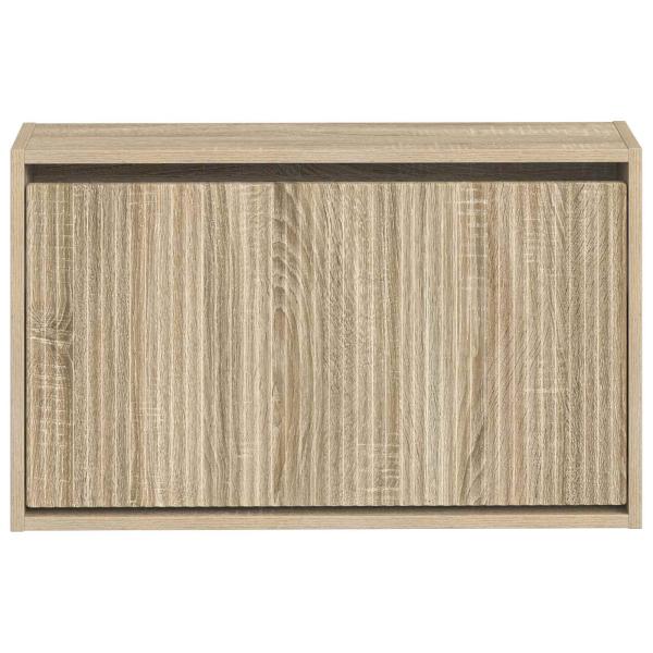 Wandmontierter Schuhschrank ARNHEM 71 x 17 x 43 cm Sonoma-Eiche